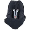 Hoppediz Fußsack Fleece Einschlagdecke für Autositz und Kinderwagen