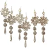 LOBERON Mirabeau Christbaumschmuck Schmuckanhänger 6er Set Fleurette s...