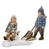 LOBERON Mirabeau Weihnachtsfigur Figur 2er Set Arue bunt (2er Set, 2er...