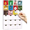 BRUBAKER DIY Adventskalender zum Bemalen, Basteln und Selbstgestalten ...