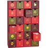 BRUBAKER Adventskalender zum Befüllen - Weihnachten Rot Grün Gold - DI...