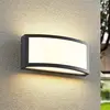 Lindby Jakari LED-Außenwandleuchte, eckig, weiß