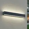 Arcchio LED-Wandleuchte Lengo, 50cm, 2-flg., anthrazit, CCT