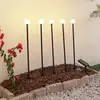 Lindby LED-Solarleuchte Freydis, 5er-Set, schwarz, 2.000 K