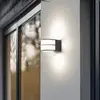Lindby Smart LED-Außenwandleuchte Fyra, rund, CCT, RGB, Tuya