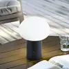Lindby LED-Akkutischleuchte Zelie, schwarz, Aluminium, IP44