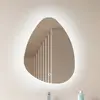 Lucande LED-Spiegel Celestiel, tropfenförmig, CCT, 60 cm