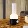 Lindby LED-Akku-Außentischleuchte Isaline, schwarz, dimmbar