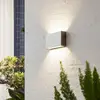 Arcchio LED-Außenwandlampe Karline, 1060 lm, Edelstahl, IP65