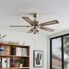 Lindby Deckenventilator mit Licht Anariki, leise, messing
