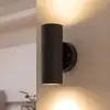 Prios Außenwandlampe Tulimar, 2-flg., anthrazit, Metall