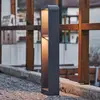 Lindby LED-Wegeleuchte Darko, 80 cm, grau, Metall, IP54