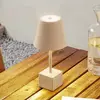 Lindby LED-Akkutischleuchte Janea CUBE, beige, Metall