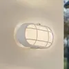 Lindby LED-Außenwandleuchte Alisha, weiß, Kunststoff, IP54