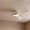 Lucande Smart LED-Deckenventilator Moneno, weiß, DC, Tuya