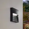 Lindby LED-Außenwandleuchte Elissa, schwarz, Kunststoff, CCT
