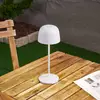 Lindby LED-Akku-Tischleuchte Arietty, weiß, dimmbar, IP65