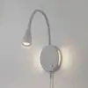 Lindby LED-Leseleuchte Zayna, weiß, CCT, USB, dimmbar, Timer