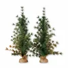 LOBERON Mirabeau Weihnachtsfigur Deko-Baum 2er Set Bohicon grün/braun ...
