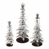 LOBERON Mirabeau Weihnachtsfigur Deko-Baum 3er Set Laruns antikweiß (3...
