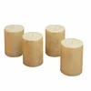 LOBERON Mirabeau Stumpenkerze Kerze 4er Set Virrans gold (4er Set, 4er...