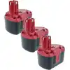 vhbw 3x Akku kompatibel mit Bosch BACCS 24V, GBH-24V, 52324, 52324B, 3...
