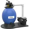 Wiltec Sandfilteranlage 550 W mit 38l Filtertank und selbstansaugender...