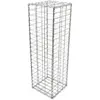 Wiltec, Gartenzaun, Gabione 100x30x30cm aus Drahtgitter Gabionenzaun G...
