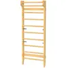 Toboli Sprossenwand in Holzoptik 195 cm, Sproßenwand bis 150 kg, Turnw...