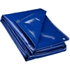 Wiltec wetterfeste Abdeckplane blau, wasserfeste Plane mit Ösen 2 x 3 ...