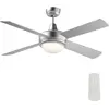 Wiltec Deckenventilator, Ventilator, Silber