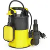 Wiltec, Wasserpumpe, flachsaugende Tauchpumpe Schwimmer 400W Tiefbrunn...