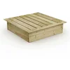 Wickey Sandkasten King Kong mit Sitzrand & abnehmbarem Deckel - Versch...