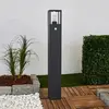 Lucande Wegeleuchte Klemens, 90 cm, Sensor, anthrazit, E27