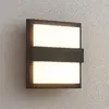 Lucande LED-Außenwandleuchte Gylfi, 20 cm, anthrazit, Alu