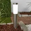 Lindby LED-Solarlampe Aleeza, 61 cm, Edelstahl, Erdspieß