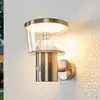 Lindby LED-Außenwandleuchte Antje, Bewegungsmelder, IP44