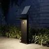 Lucande LED-Solarwegelampe Silvan, 60 cm, Sensor, anthrazit