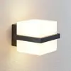Lindby LED-Außenwandlampe Auron, 16 cm, anthrazit, weiß, Alu