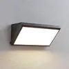 Lindby LED-Außenwandleuchte Abby, Sensor, IP65, dunkelgrau