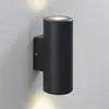 Lindby Außenwandlampe Nati, 22 cm, anthrazit, IP54, rund