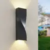 Lucande LED-Außenwandlampe Tibelya, anthrazit, up/down, IP65