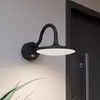 Arcchio LED-Außenwandleuchte Fineria, Ø22 cm, Metall, Sensor