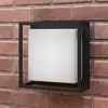 Lucande LED-Außenwandleuchte Ilirian, anthrazit, Alu, 25 cm