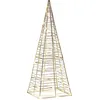 BELIANI Outdoor Weihnachtsbeleuchtung LED Weiß Weihnachtsbaum 60 cm fü...