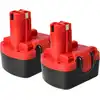 vhbw 2x Akku kompatibel mit Bosch GDR 4 V-LI, GDR 14.4V, AHS 41, ART 2...