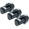 vhbw 3x Akku kompatibel mit Metabo KPA 10.8 400, PowerLed 12, PowerImp...