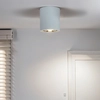 Licht-Erlebnisse Aufbaustrahler Modern Weiß Metall E27 elegante Decken...