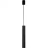 LICHT-ERLEBNISSE Moderne Hängelampe EYE Schwarz Metall rund Ø40cm schm...