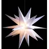 LED-Stern für außen, 18-Zacker, weiß, Ø 55 cm